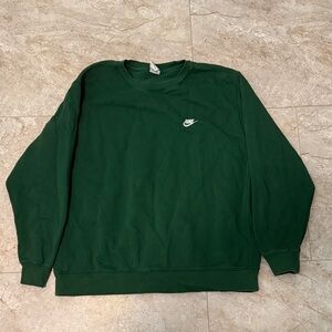Nike Men's Forest Green Crewneck Sweater